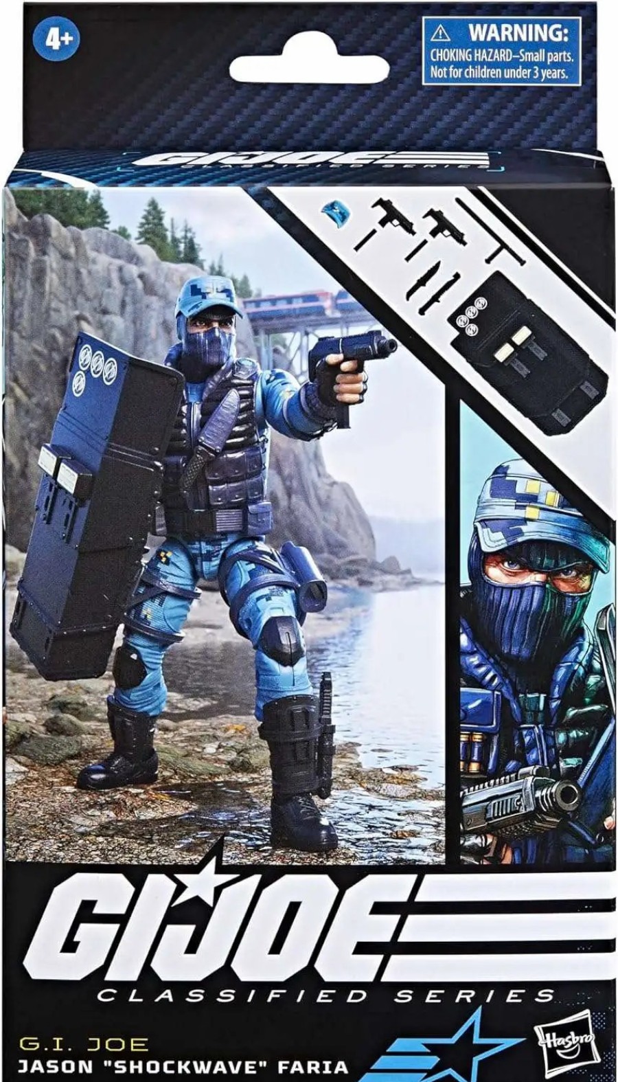 All Brands Hasbro Toys | Gi Joe Classified Series Jason "Shockwave" Faria Action Figure