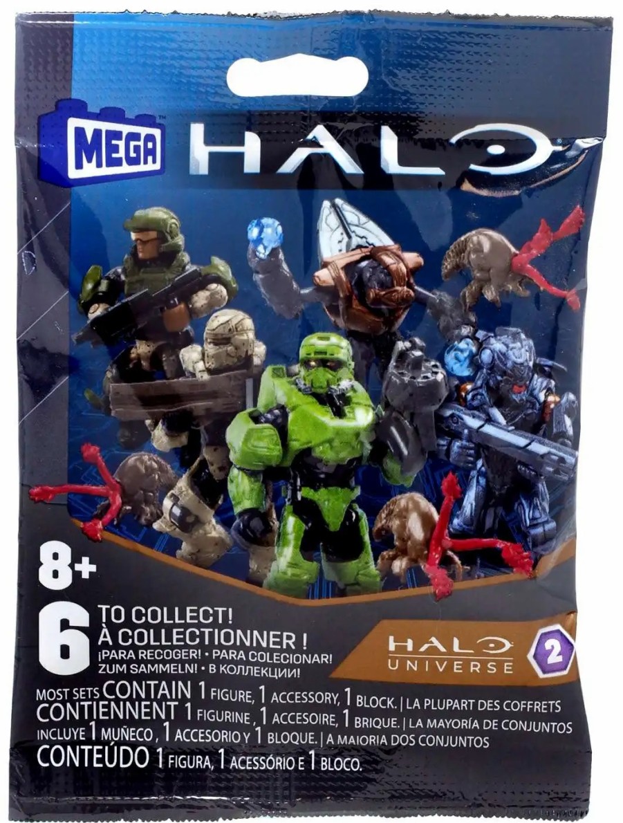 All Brands Mega Construx | Halo Universe Series 2 Mini Figure Mystery Pack [1 Random Figure]