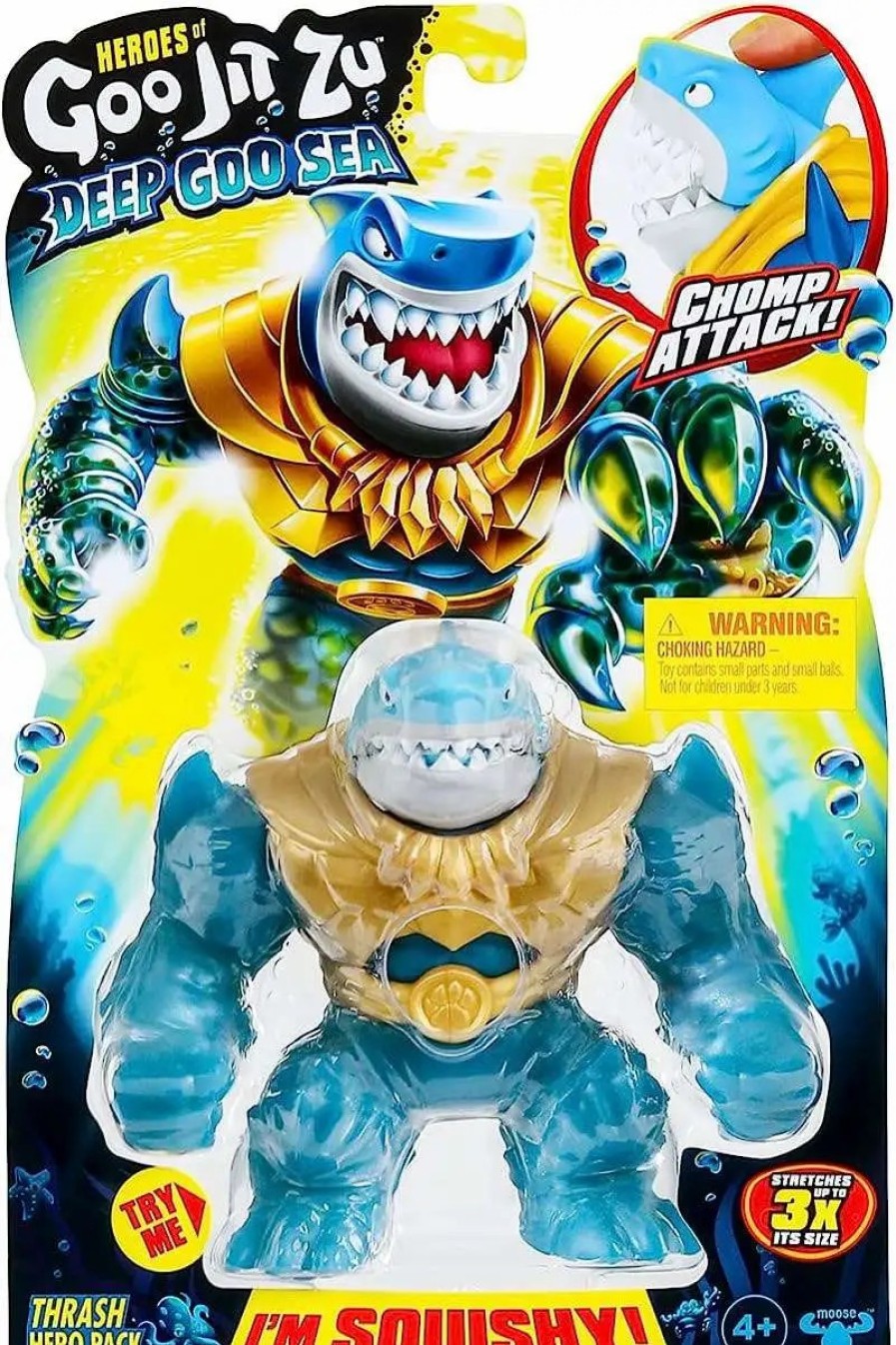 All Brands Moose Toys | Heroes Of Goo Jit Zu Deep Goo Sea Thrash Action Figure [Chomp Attack Feature]