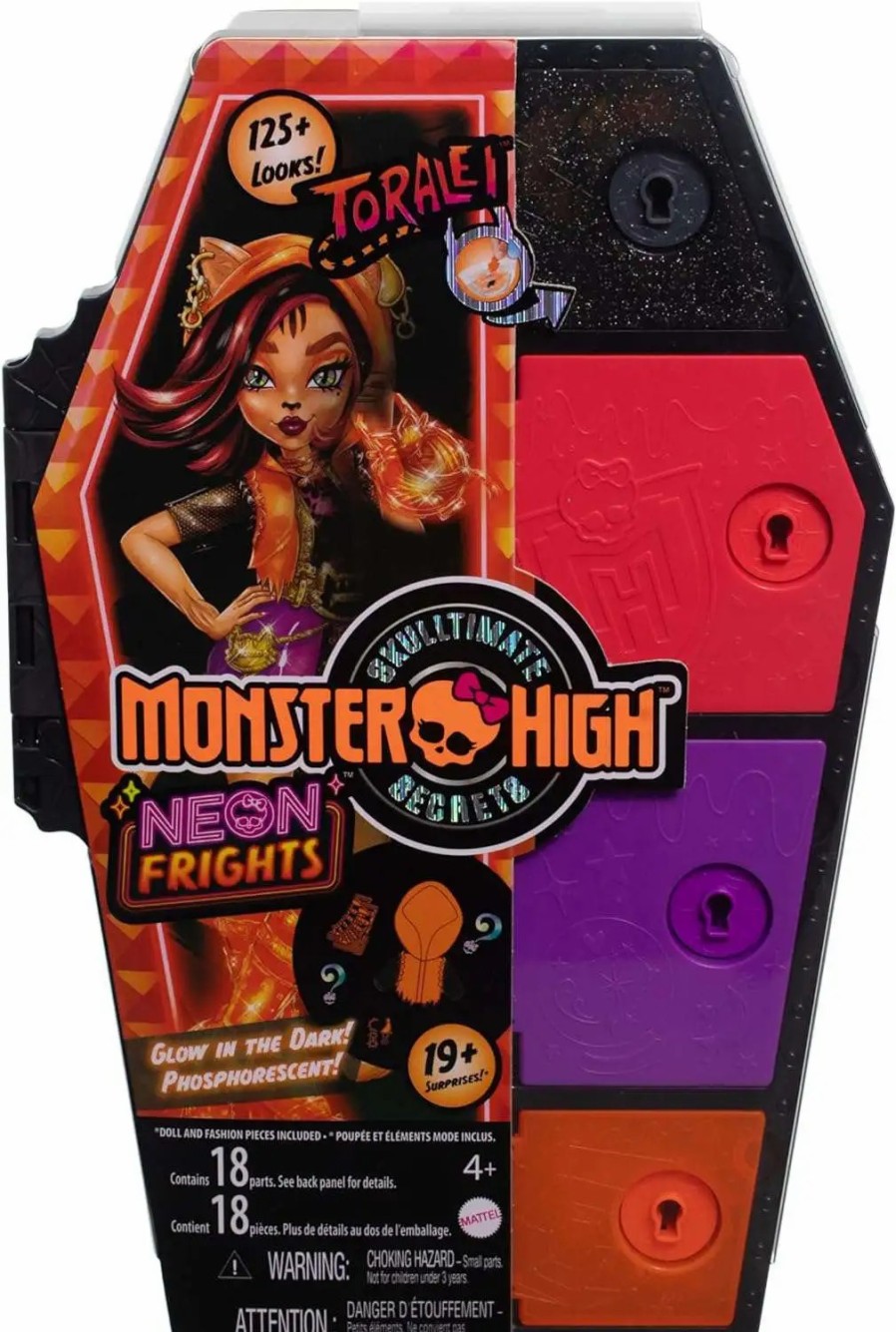 All Brands Mattel Toys | Monster High Skulltimate Secrets Neon Frights Toralei Doll