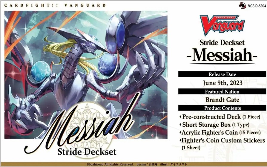 All Brands BushiRoad | Cardfight Vanguard Trading Card Game Overdress Messiah Stride Deck Set