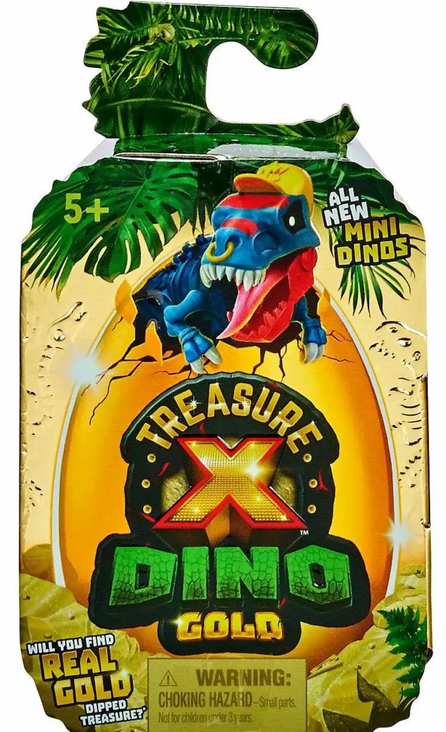 All Brands Moose Toys | Treasure X Dino Gold Series 2 Mini Dinos Mystery Pack [1 Random Dinosaur Figure]