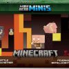 All Brands Mattel Toys | Minecraft Mob Head Minis Nether Fire Battle 3.25-Inch Story Pack