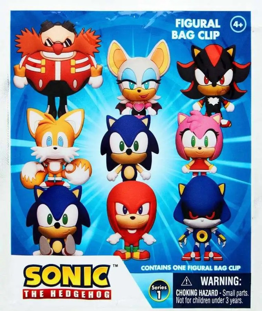 All Brands Monogram | 3D Figural Keyring Sonic The Hedgehog Series 1 Mystery Pack [1 Random Figure]