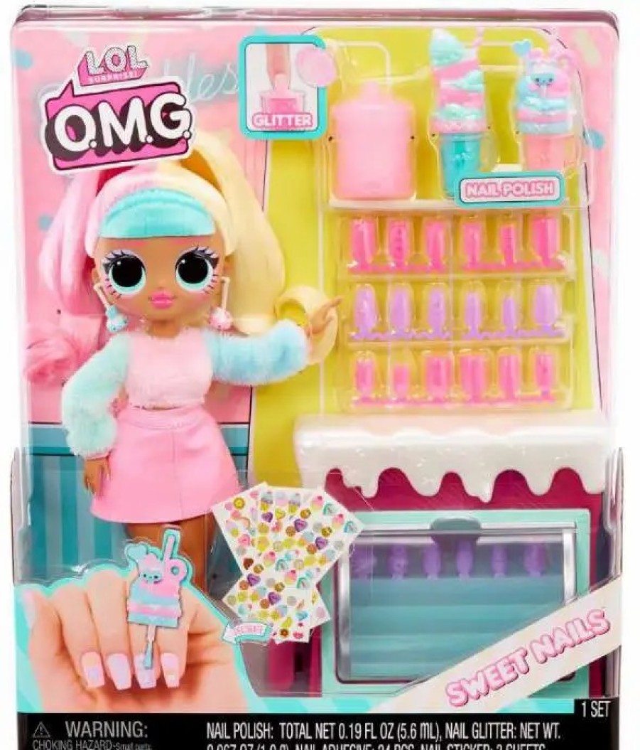 All Brands MGA Entertainment | Lol Surprise Sweet Nails Omg Candylicious Sprinkles Shop Doll Playset [15 Surprises]