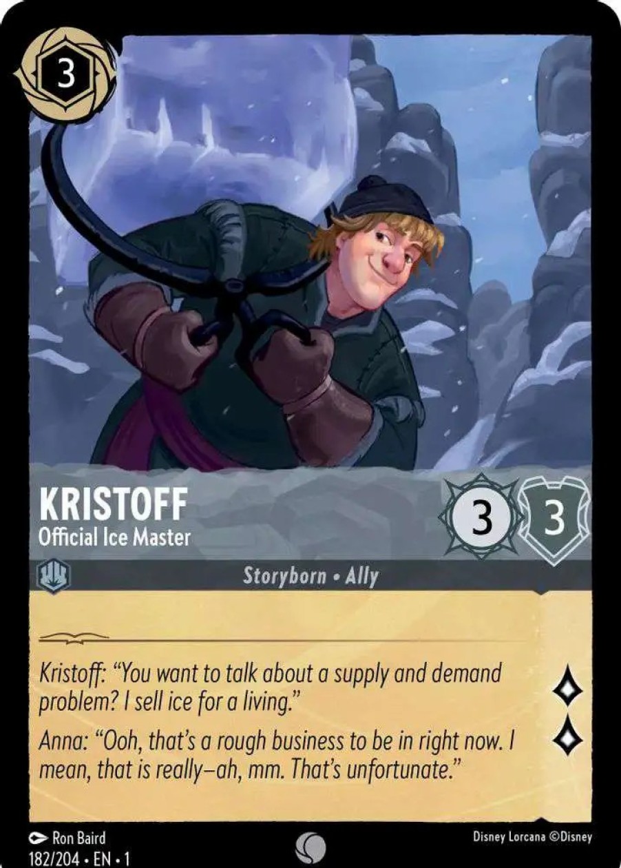 All Brands Ravensburger | Disney Lorcana Trading Card Game The First Chapter Common Kristoff - Official Ice Master #182