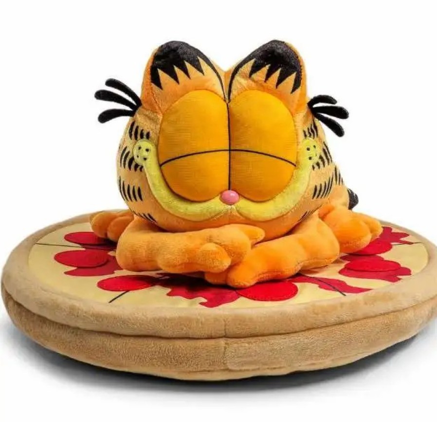 All Brands Kidrobot (NECA) | Garfield Pizza Nap Time 16-Inch Plush (Pre-Order Ships April)