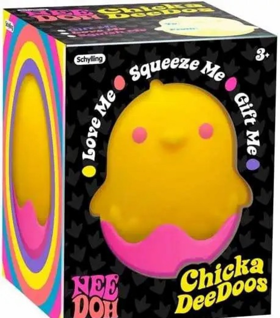 All Brands Schylling | Needoh Chicka Deedoos Stress Ball [1 Random Color]