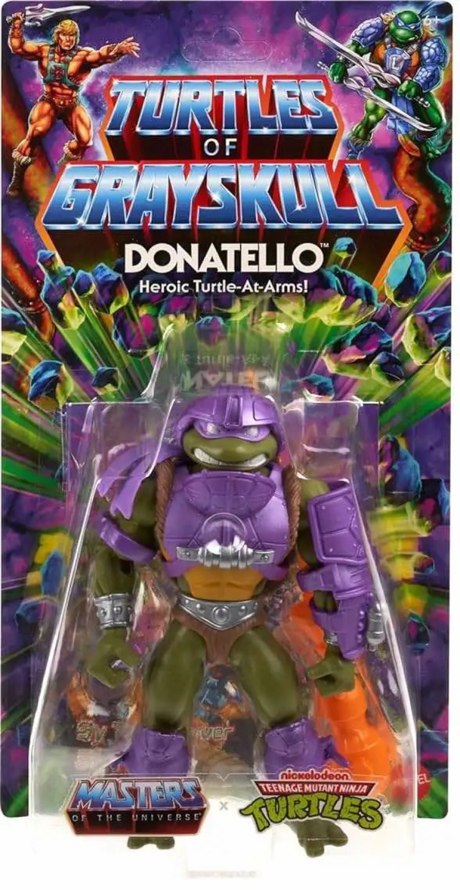 All Brands Mattel | Masters Of The Universe Turtles Of Grayskull Donatello Action Figure