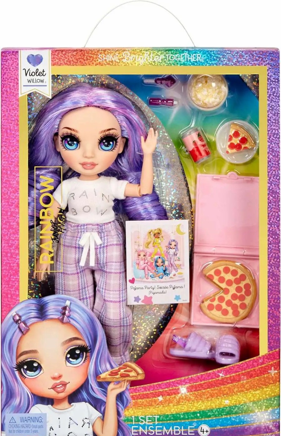 All Brands MGA Entertainment | Rainbow High Junior High Violet Willow Doll