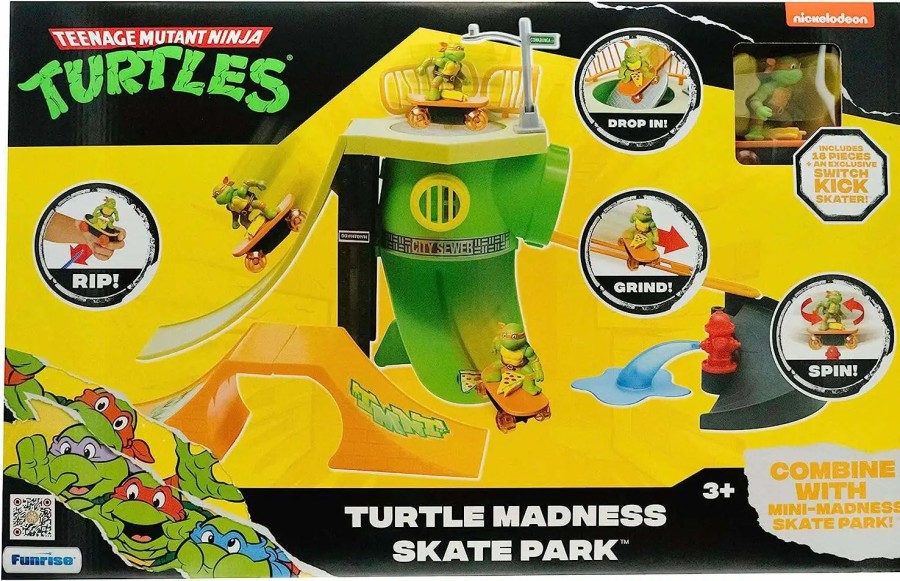 All Brands Playmates | Teenage Mutant Ninja Turtles Nickelodeon Turtle Madness Skate Park Playset