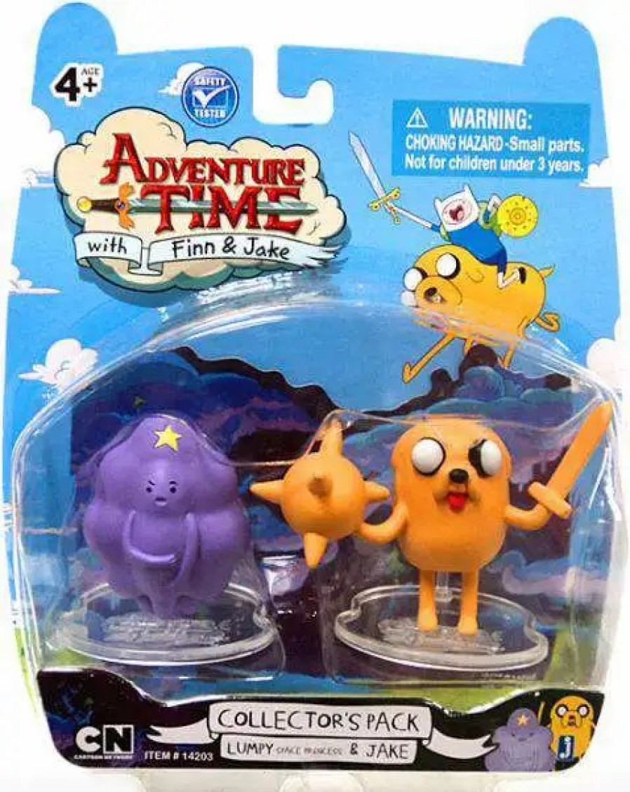 All Brands Jazwares | Adventure Time Collector'S Pack Lumpy Space Princess & Jake 2-Inch Mini Figure 2-Pack