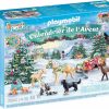 All Brands Playmobil | Playmobil Horses Of Waterfall Christmas Sleigh Ride Advent Calendar #71345