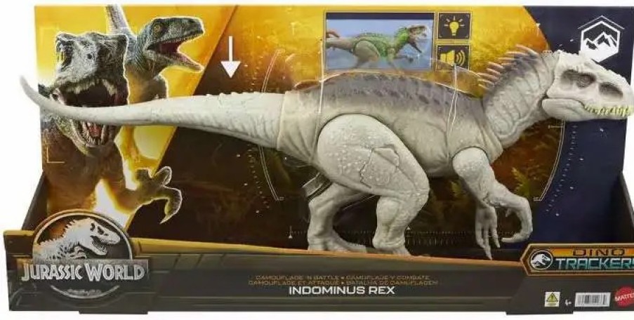 All Brands Mattel | Jurassic World Dino Trackers Indominus Rex Action Figure