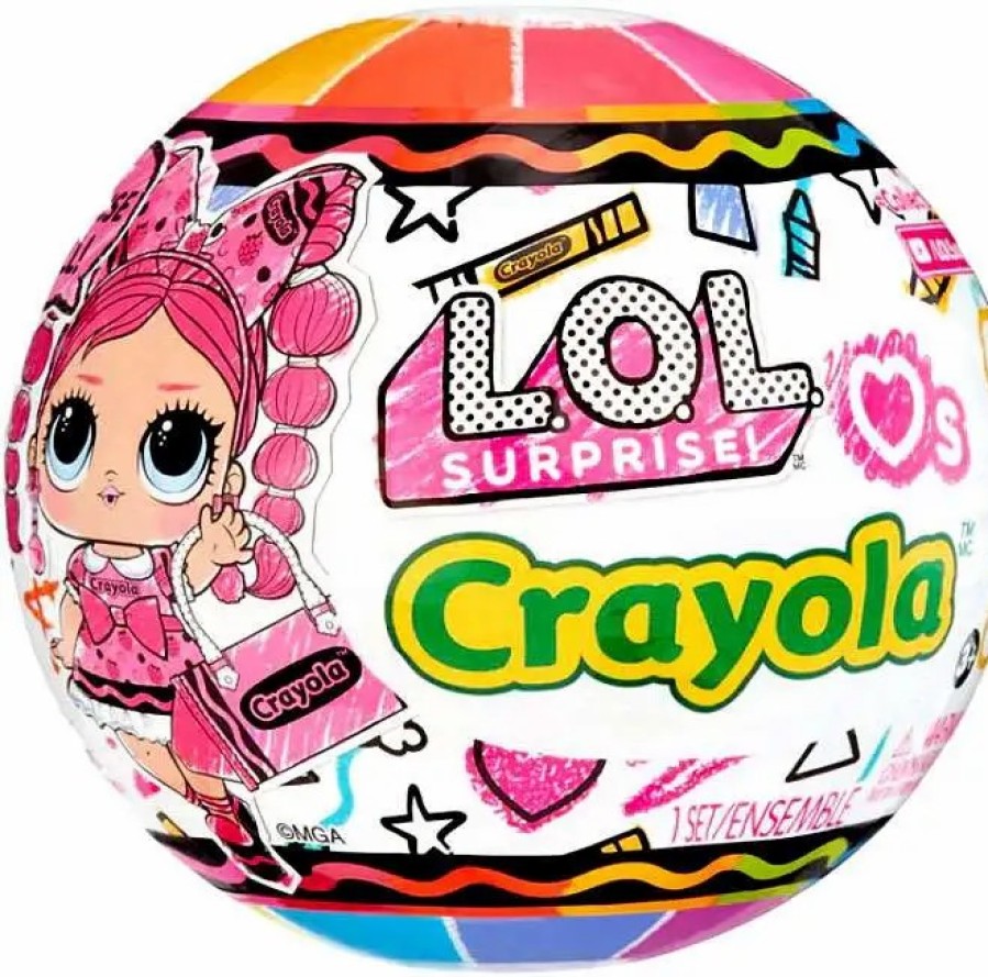 All Brands MGA Entertainment | Lol Surprise Loves Crayola Doll Color Me Studio Mystery Pack [1 Random Doll]