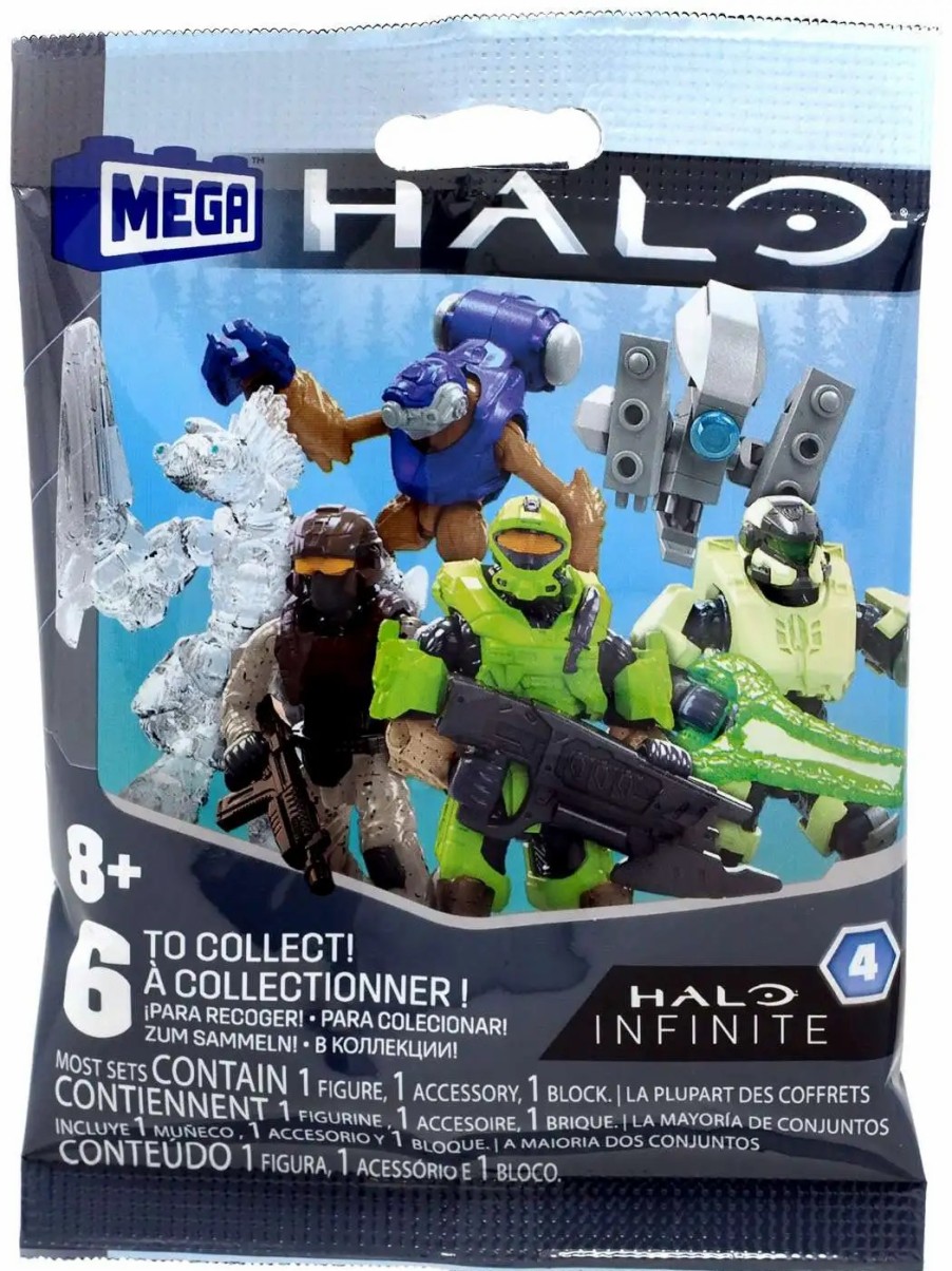 All Brands Mega Construx | Halo Infinite Series 4 Mini Figure Mystery Pack [1 Random Figure]