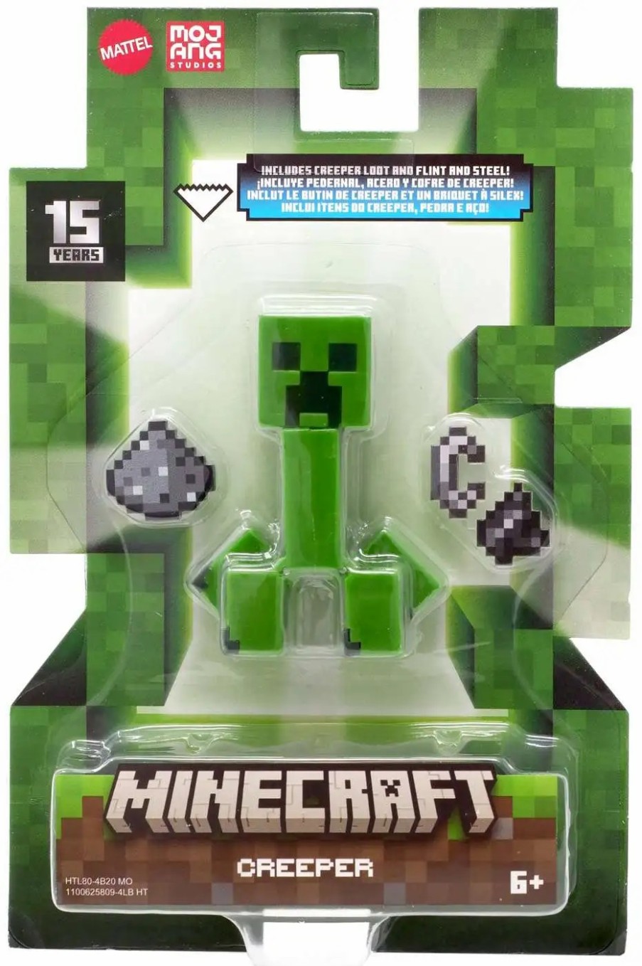 All Brands Mattel Toys | Minecraft 15Th Anniversary Creeper Action Figure