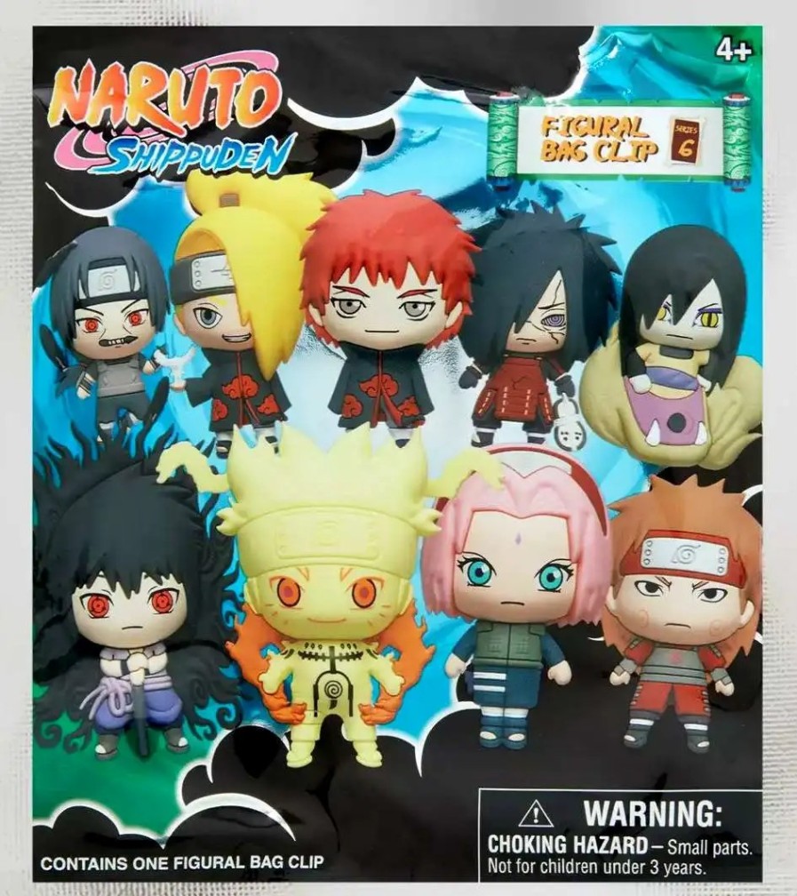 All Brands Monogram | 3D Figural Keyring Naruto Shippuden Series 6 Mystery Pack [1 Random Figure]