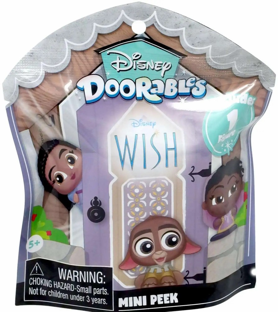 All Brands Just Play | Disney Doorables Wish Mini Peek Mystery Pack [1 Random Figure]