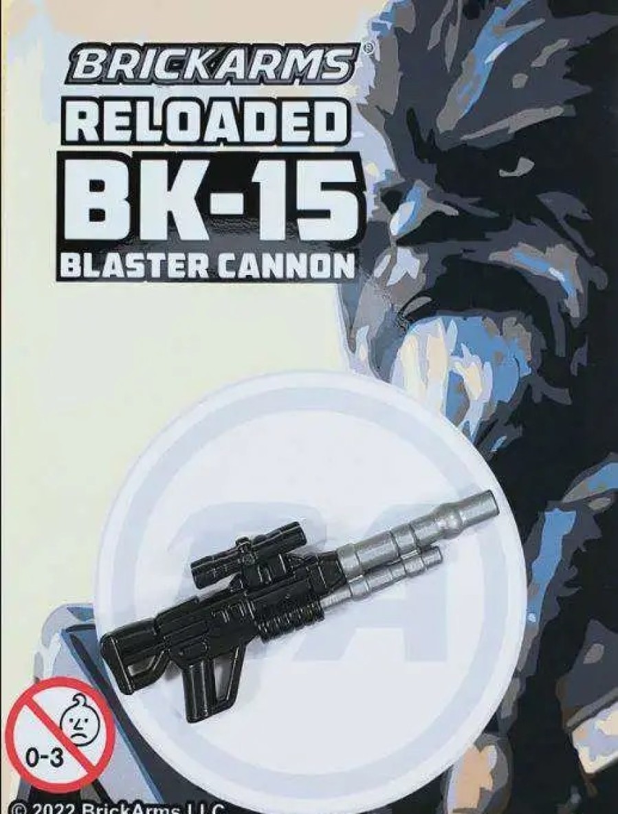 All Brands BrickArms | Brickarms Bk-15 Blaster Cannon Minifigure Accessory [Reloaded]