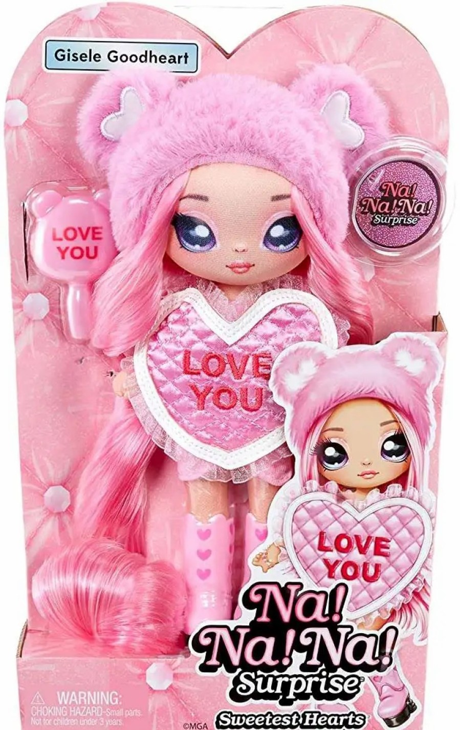 All Brands MGA Entertainment | Na! Na! Na! Surprise Sweetest Hearts Gisele Goodheart Doll