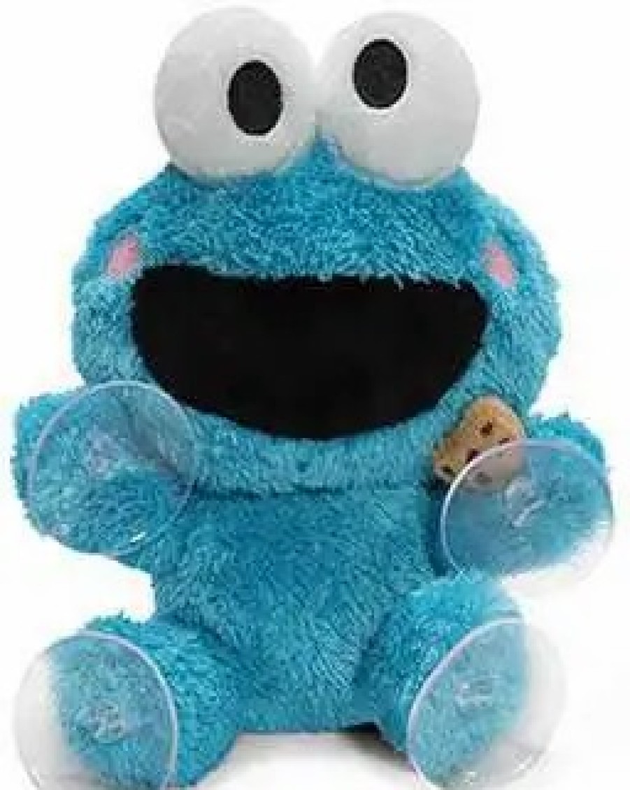 All Brands Kidrobot (NECA) | Sesame Street Cookie Monster 8-Inch Plush Window Clinger (Pre-Order Ships June)