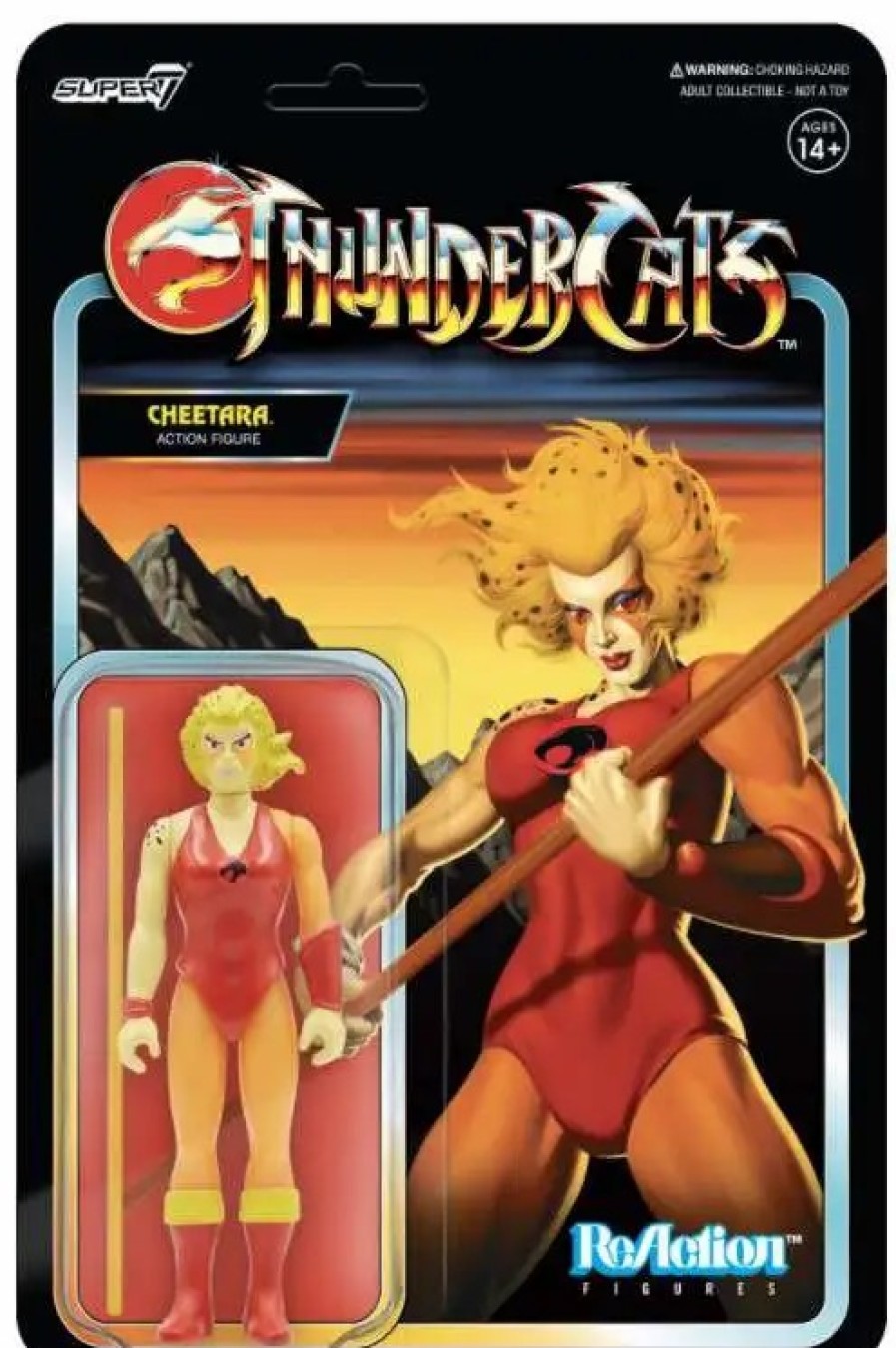 All Brands Super7 | Reaction Thundercats Cheetara Action Figure [Toy Variant]