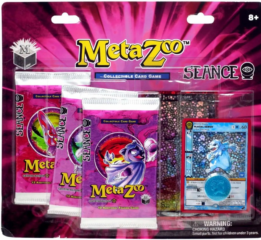 All Brands MetaZoo | Metazoo Trading Card Game Cryptid Nation Seance Special Edition Bundle Set [3 Booster Packs + Tarot Card, Promo Card & Coin]