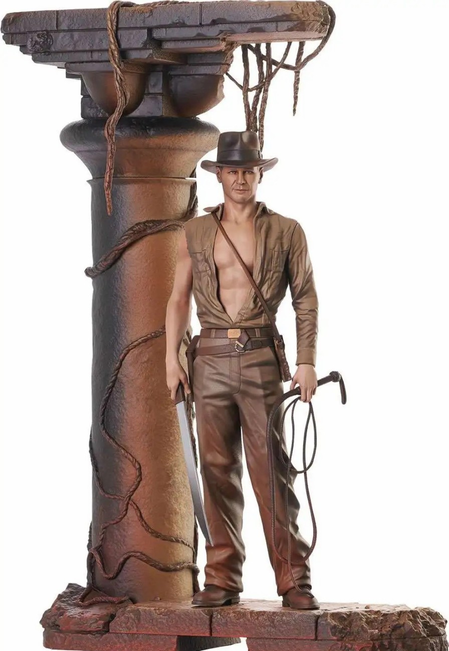 All Brands Diamond Select Toys | Indiana Jones And The Temple Of Doom Indiana Jones Premier Collection Indiana Jones 15-Inch Statue [Temple Of Doom] (Pre-Order Ships February)