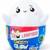 All Brands Bonkers Toy Co. | Lankybox Ghosty Glow Mystery Egg [2 Figures, 3 Micro Figures, 1 Squishy, 1 Pop-It & 1 Sticker, Damaged Package]