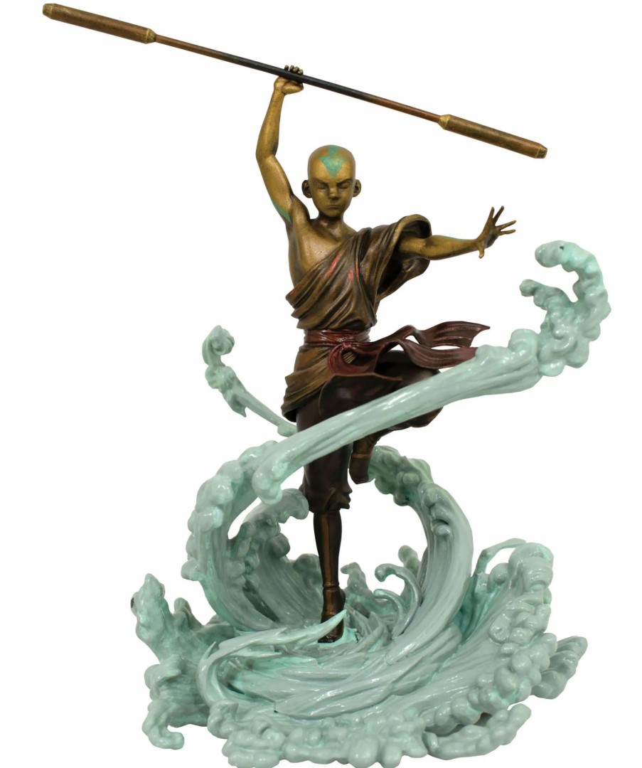 All Brands Diamond Select Toys | Avatar The Last Airbender Aang Exclusive 11-Inch Gallery Pvc Statue [Sdcc 2022, Antique Version] (Pre-Order Ships February)