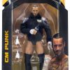 All Brands Jazwares | Aew All Elite Wrestling Unrivaled Collection Cm Punk Exclusive Action Figure