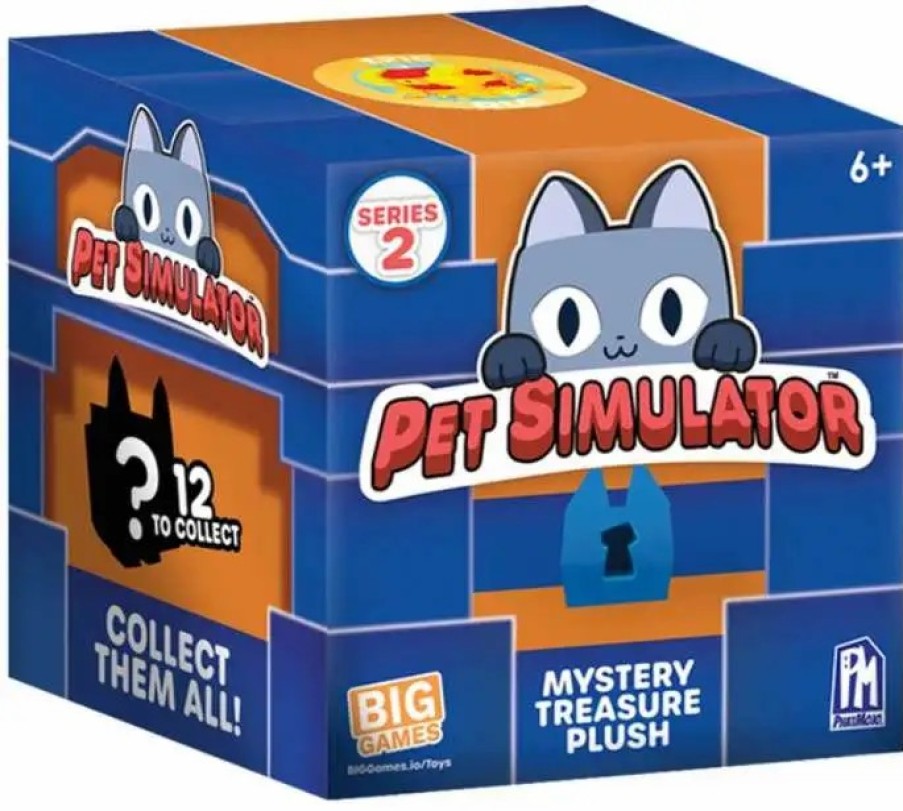 All Brands PhatMojo | Pet Simulator X Series 2 Mystery Treasure Plush Mystery Pack [1 Random Figure & Epic Dlc Code!]