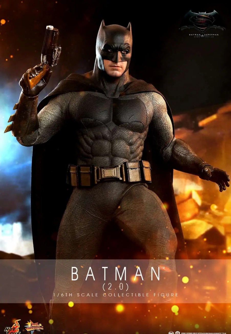 All Brands Hot Toys | Dc Batman V Superman: Dawn Of Justice Batman Collectible Figure [Version 2.0] (Pre-Order Ships April 2025)