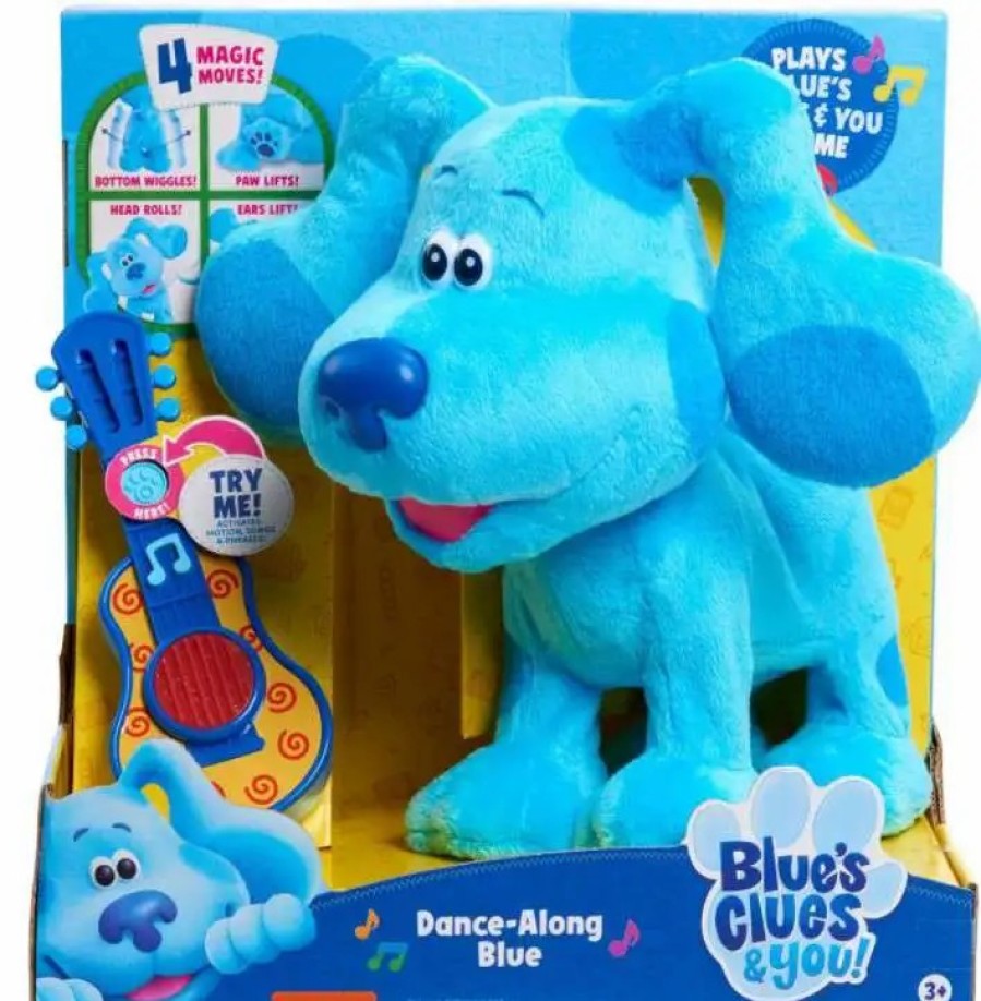 All Brands Just Play | Blue'S Clues & You! Dance Along Blue 12-Inch Electronic Plush (Pre-Order Ships February)