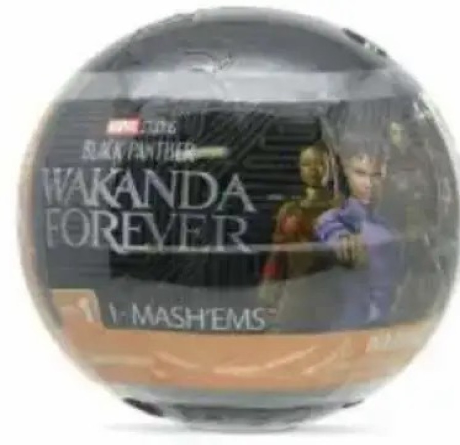 All Brands Basic Fun | Marvel Black Panther Mashems Series 1 Wakanda Forever Mystery Pack [1 Random Figure!] (Pre-Order Ships February)