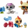 All Brands Hasbro Toys | Littlest Pet Shop 2018 Pet Pairs Weimarans, Kangarooneys & Chickenclucks Figure 2-Pack [Bundle 2]