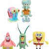 All Brands Just Play | Spongebob Squarepants Bikini Bottom Buddies Sb, Patrick, Squidward, Gary & Plankton Set Of 5 Plush