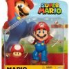 All Brands Jakks Pacific | World Of Nintendo Wave 29 Super Mario Action Figure [With Super Mushroom]