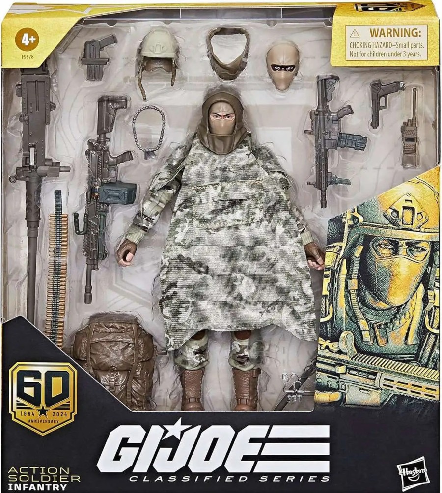 All Brands Hasbro | G.I. Joe Classified Series Action Soldier Infantry Deluxe Action Figure [60Th Anniversary] (Pre-Order Ships April)