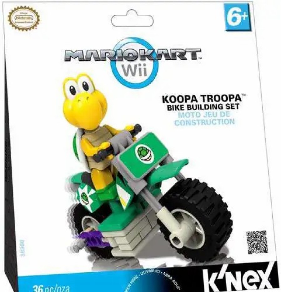 All Brands K'NEX | K'Nex Super Mario Mario Kart Wii Koopa Troopa Bike Set #38308