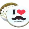 All Brands Boston America | I Love Moustache Peppermints Candy Tin