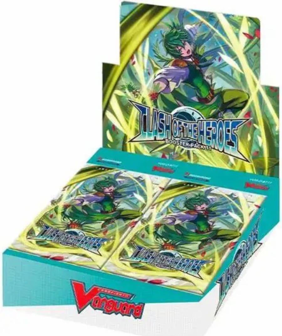 All Brands BushiRoad | Cardfight Vanguard Trading Card Game Overdress Clash Of The Heroes Booster Box Bt11 [16 Packs]