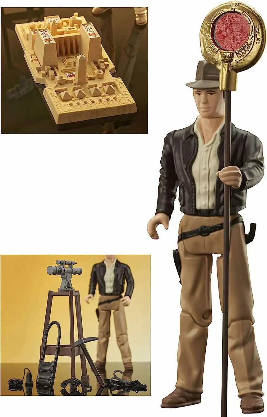 All Brands Diamond Select Toys | Indiana Jones Exclusive Jumbo Action Figure Playset