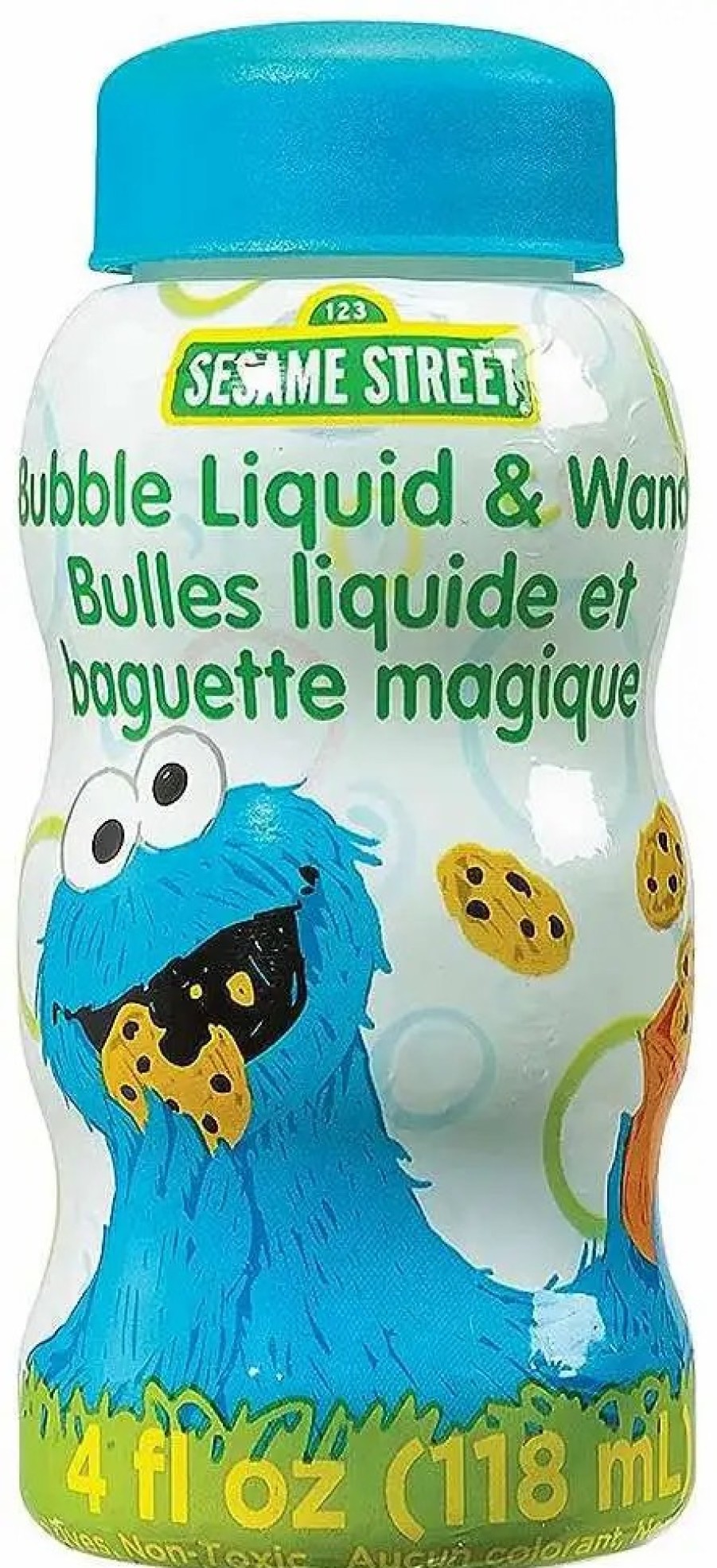 All Brands Little Kids | Sesame Street Cookie Monster 4 Oz Bubbles