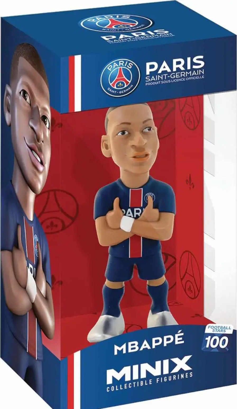 All Brands Mego Corp | Uefa Minix Kylian Mbappe 4.75-Inch Vinyl Figure [Paris Saint-Germain]