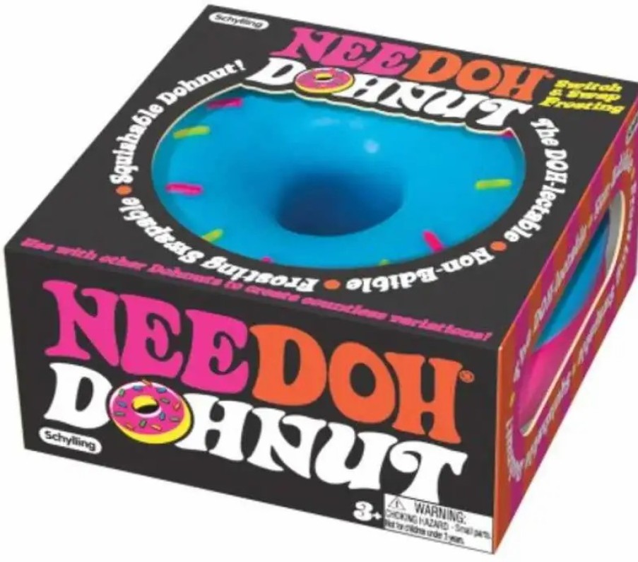 All Brands Schylling | Needoh Dohnut Stress Ball [Random Color Frosting]