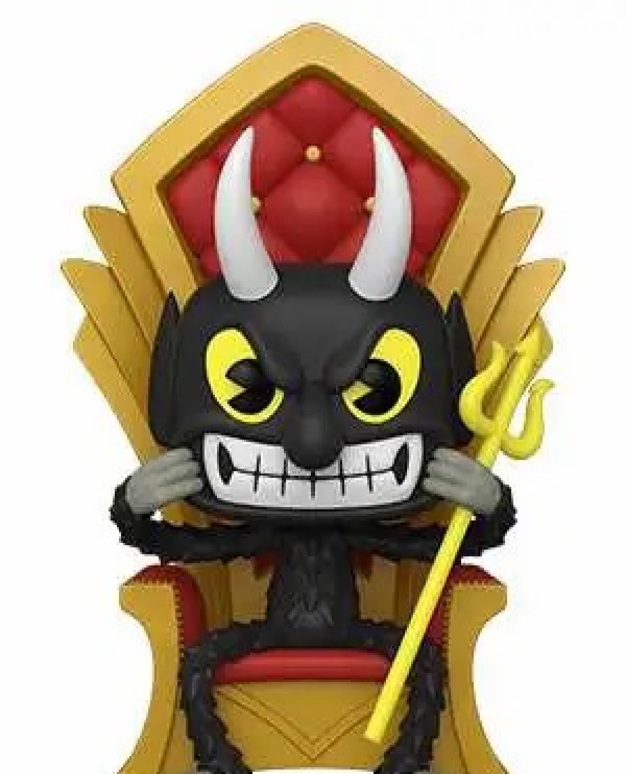 All Brands Funko | Funko Cuphead Deluxe Pop! Games Devil In Chair Vinyl Figure #416