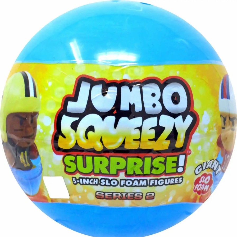 All Brands Party Animal Toys | Nfl Jumbo Squeezy Surprise! Football Series 2 Mystery Box [18 Packs]