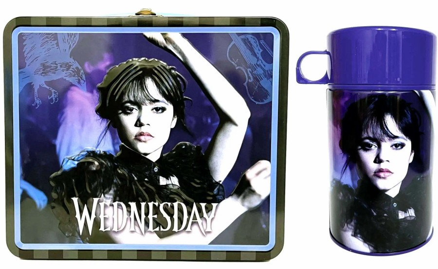 All Brands Surreal Entertainment | Addams Family Wednesday Dance Exclusive Lunch Box With Thermos